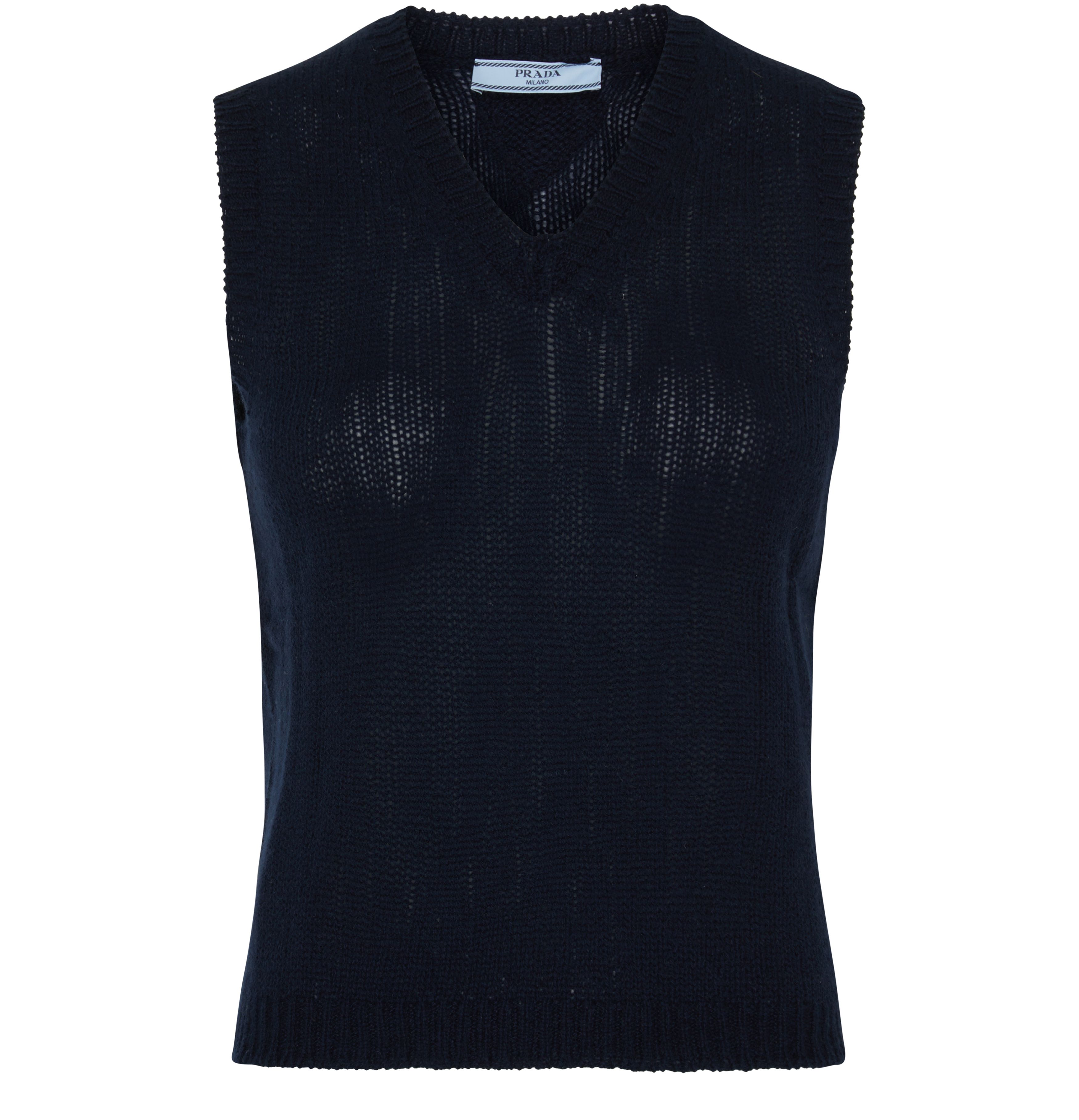 Prada Sleeveless knitted top