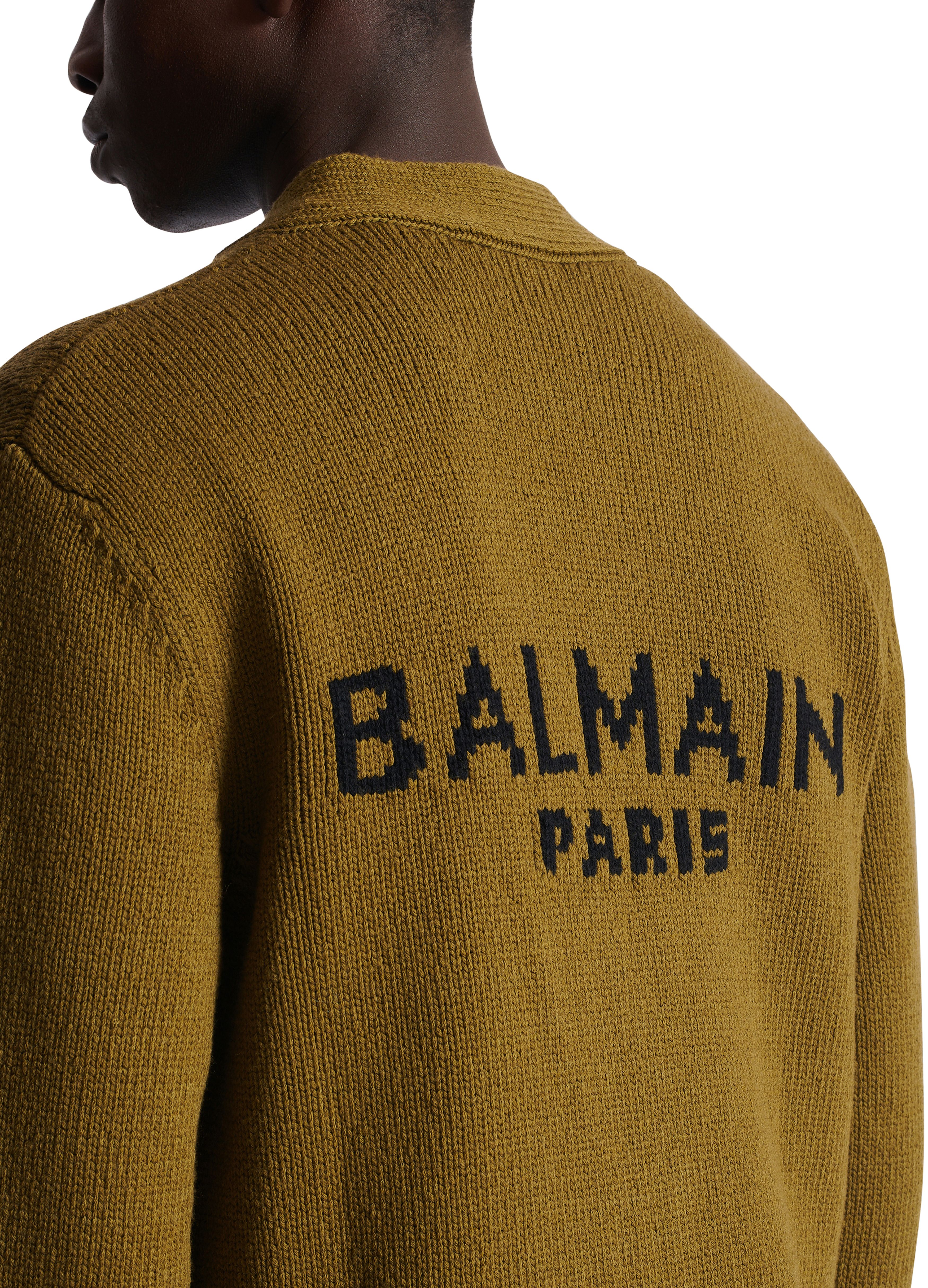 Balmain Balmain logo knitted cardigan