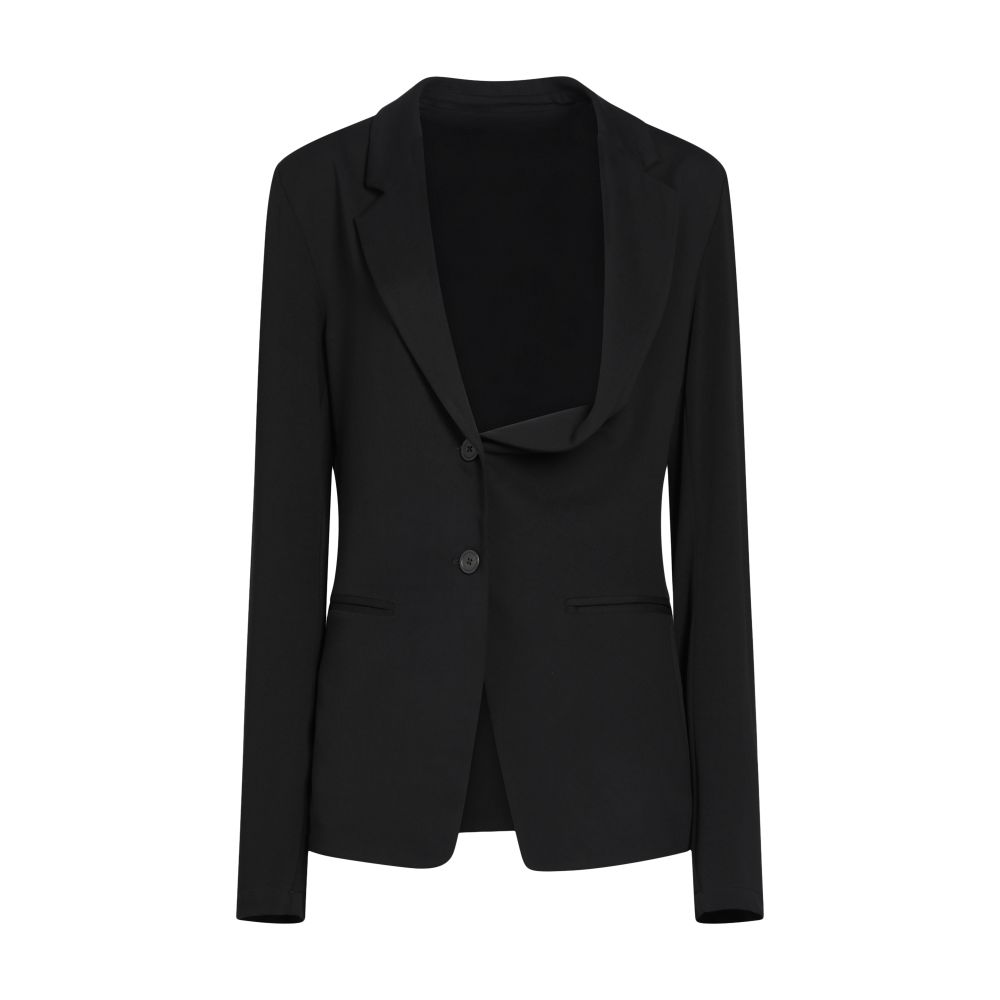 Ann Demeulemeester Nova light asymmetric deconstructed jacket