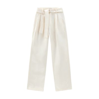 Woolrich Belted pants in linen blend