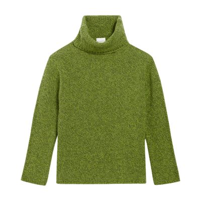  Matcha knitted polo neck jumper