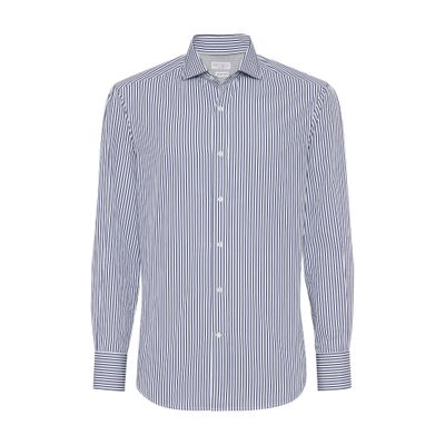 Brunello Cucinelli Striped poplin shirt