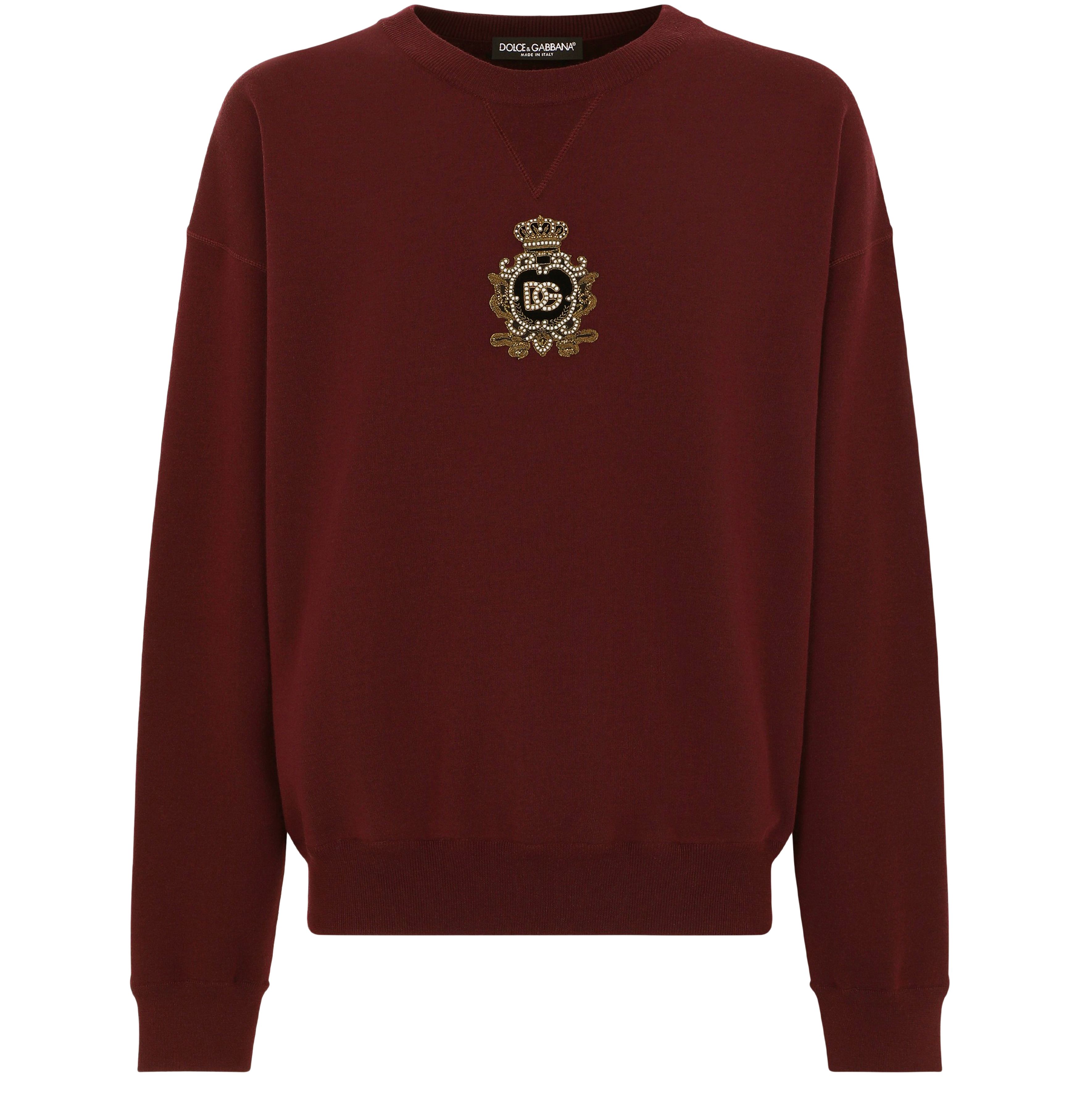 Dolce & Gabbana Cashmere and wool knit sweatshirt