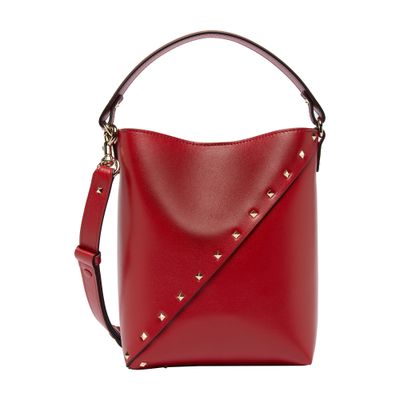 VALENTINO GARAVANI Small Rockstud Wispy bucket bag