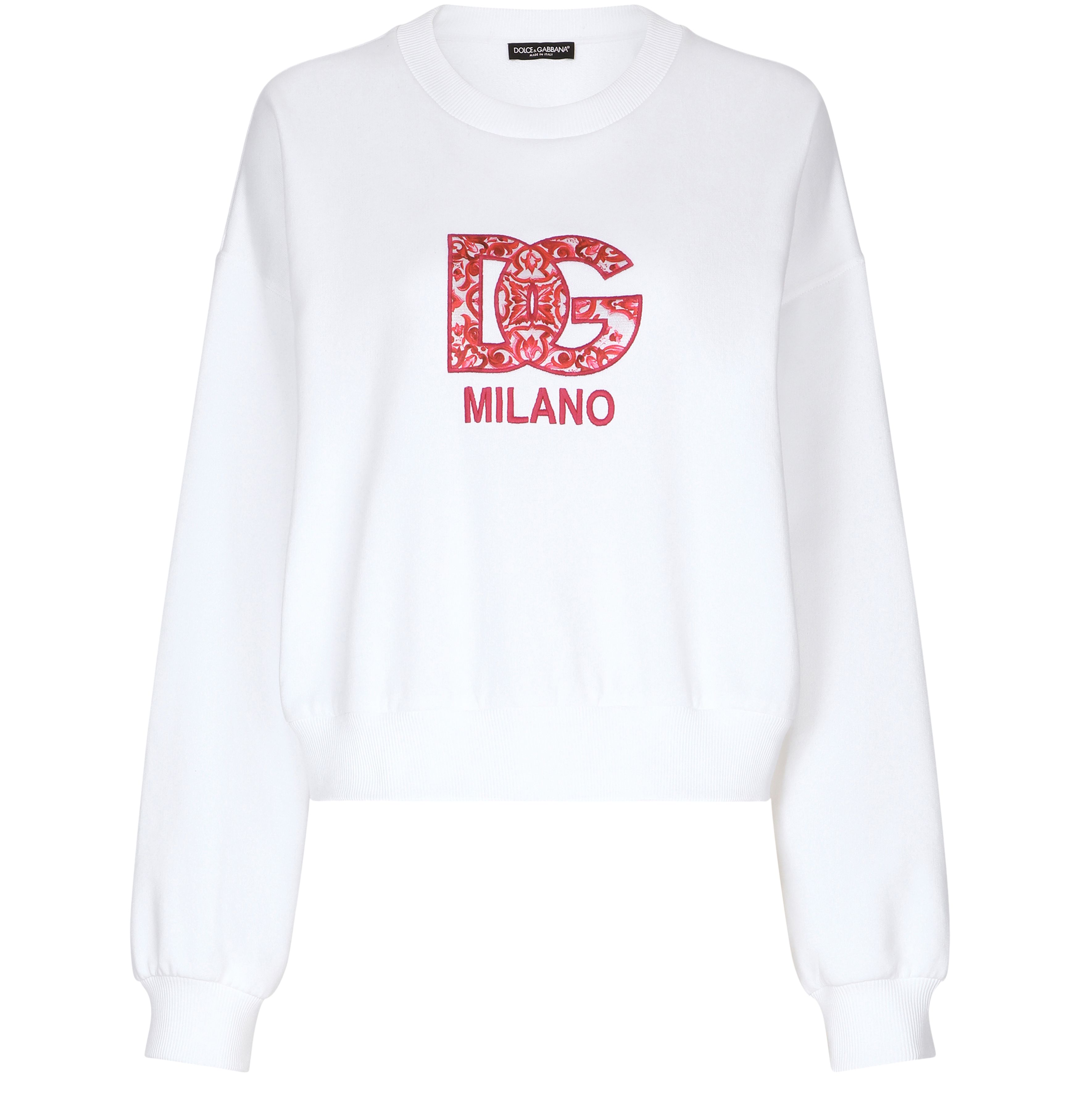 Dolce & Gabbana Jersey sweatshirt with DG Patch