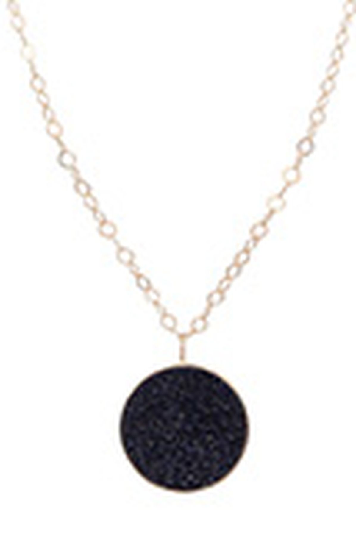  Jumbo ever blue sand stone disc on chain