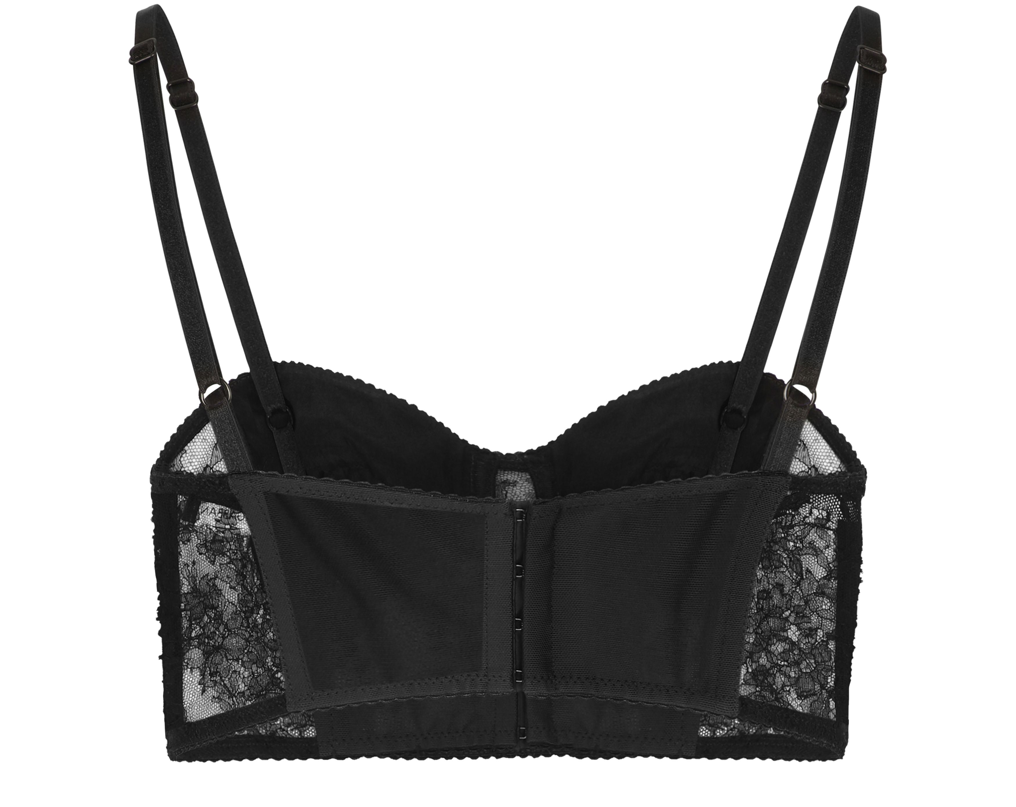 Dolce & Gabbana Lace balconette corset with straps