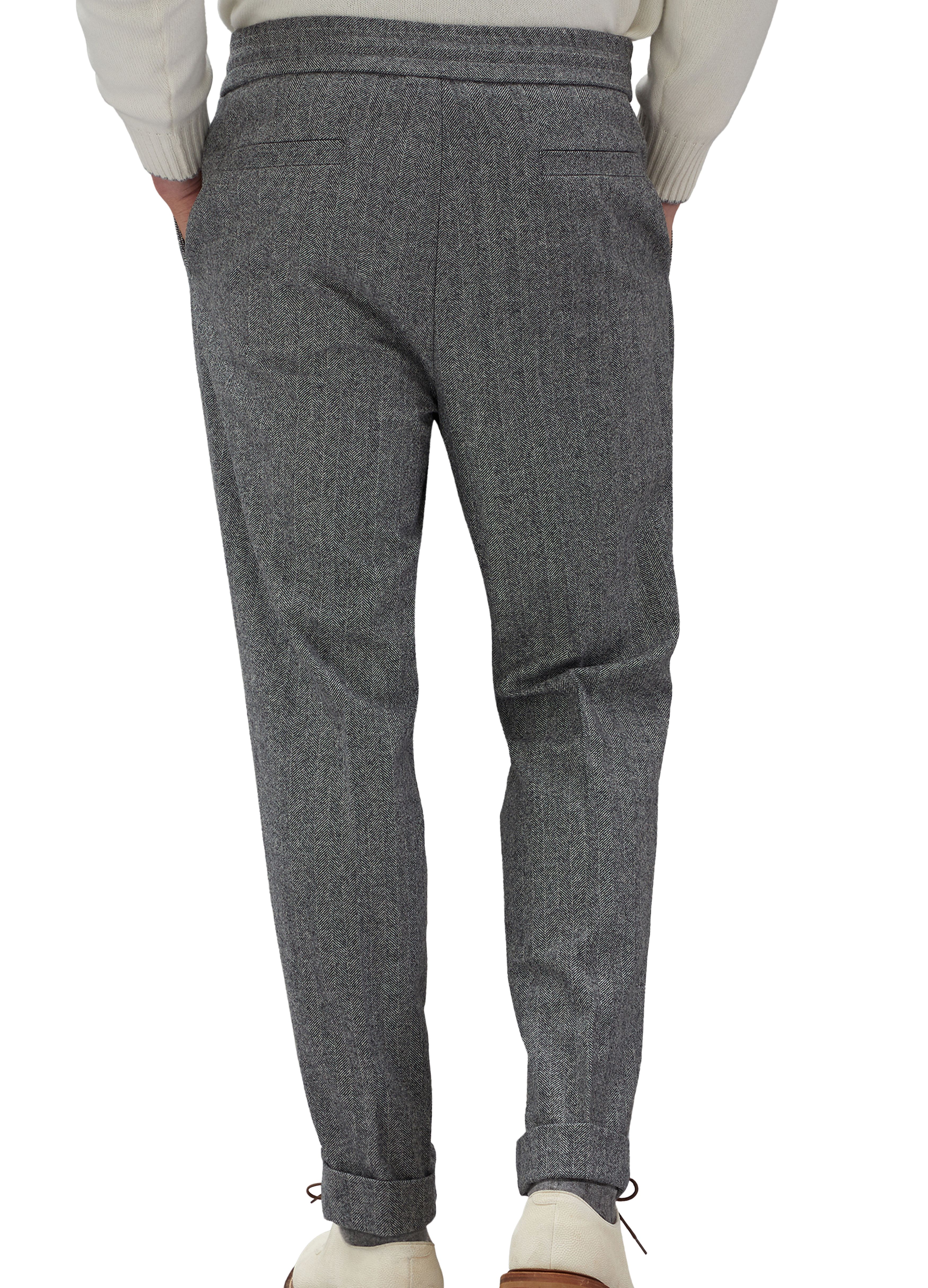 Brunello Cucinelli Herringbone pants