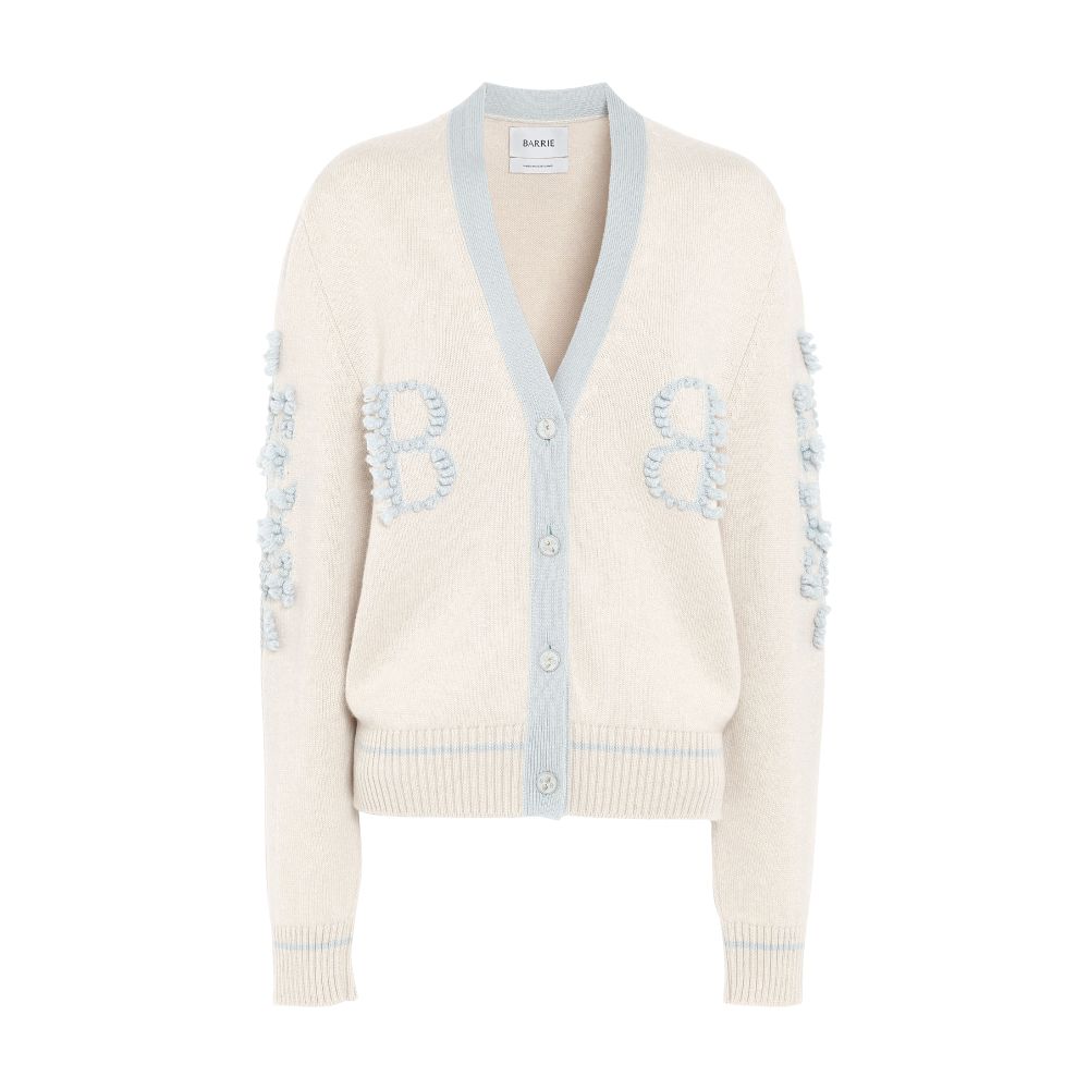 Barrie Cashmere B logo V-neck cardigan