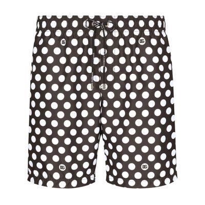 Dolce & Gabbana Printed polka swim trunks