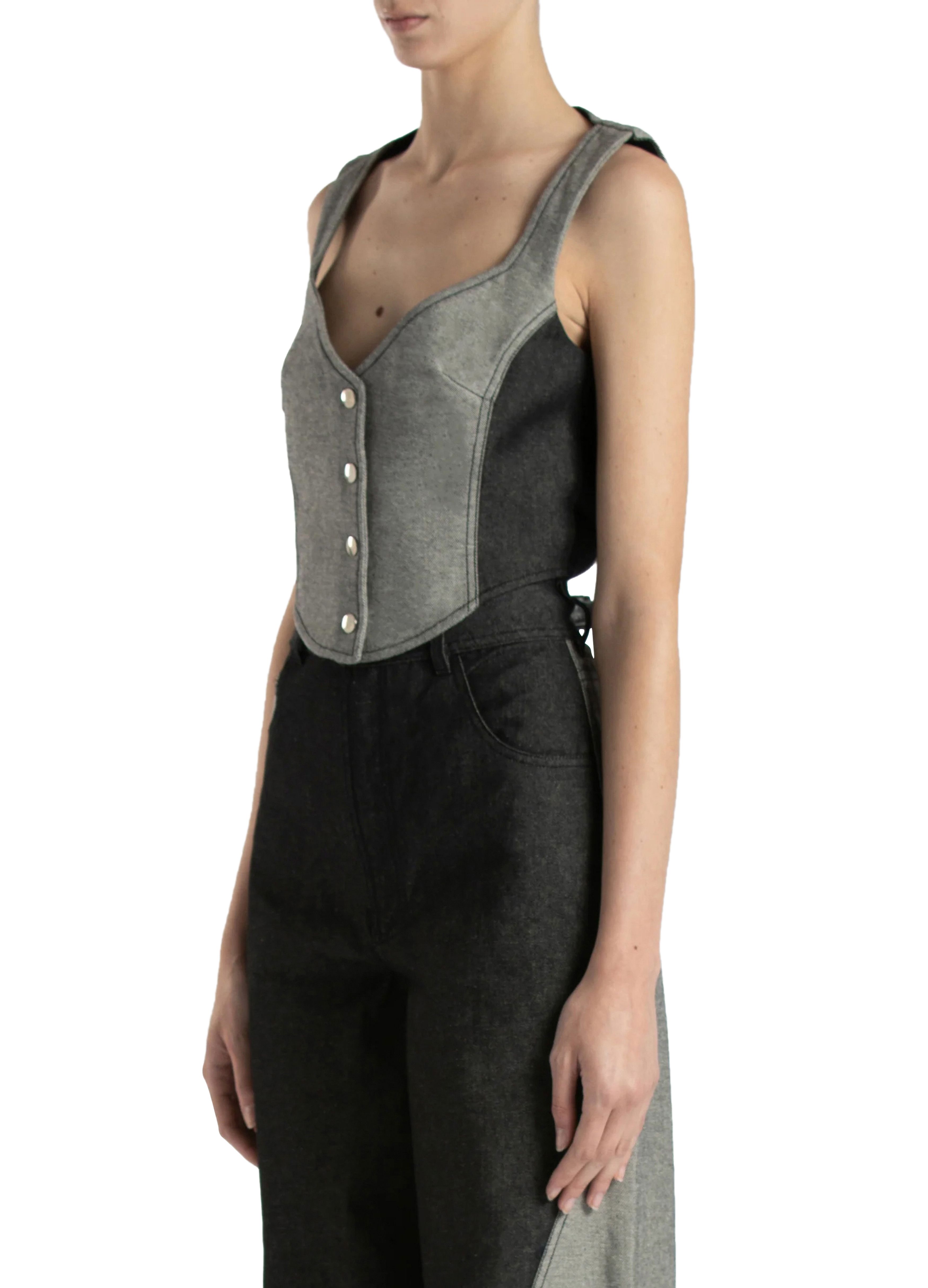 Elleme Denim corset