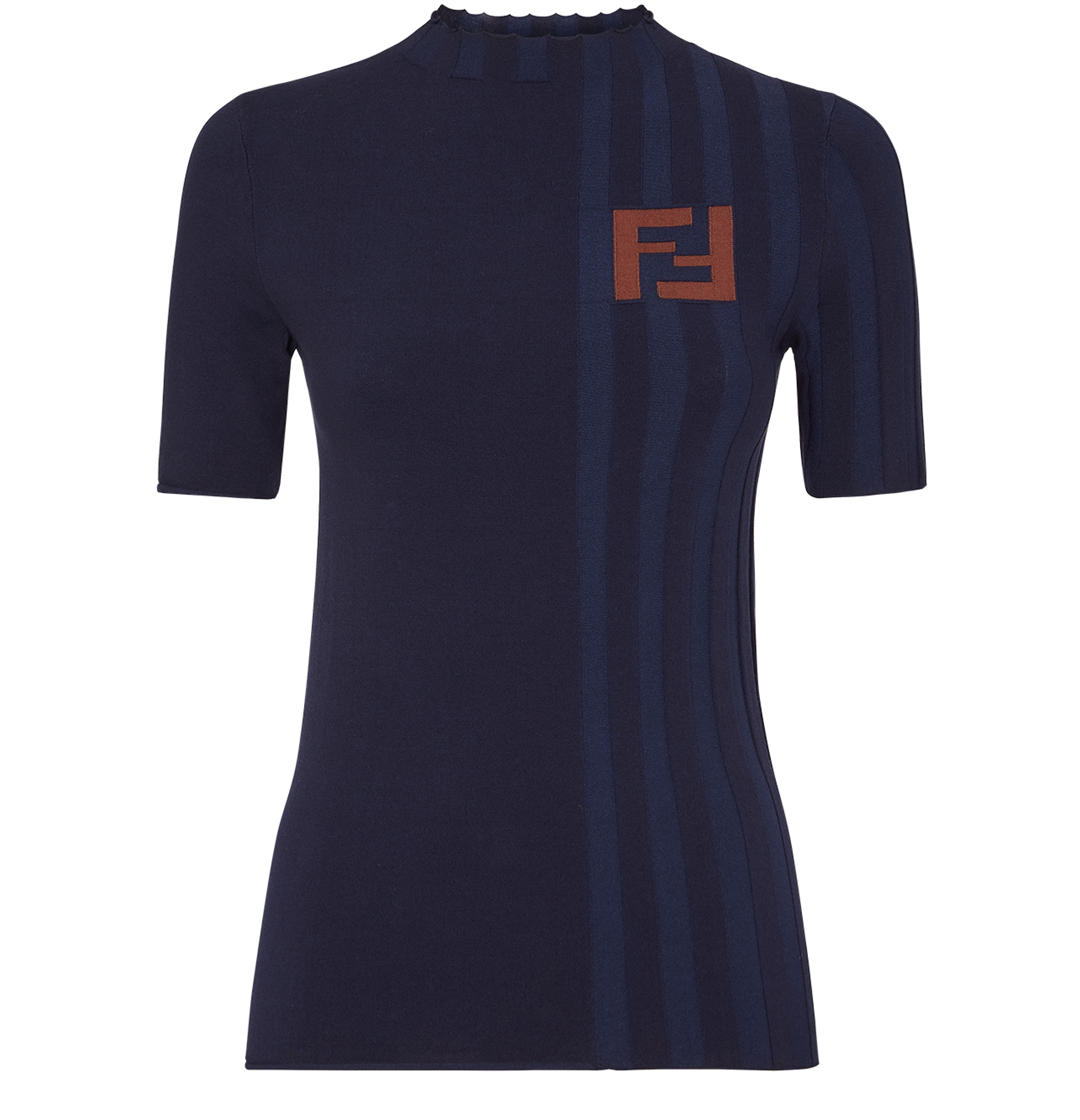 FENDI Short-sleeved crew-neck jumper