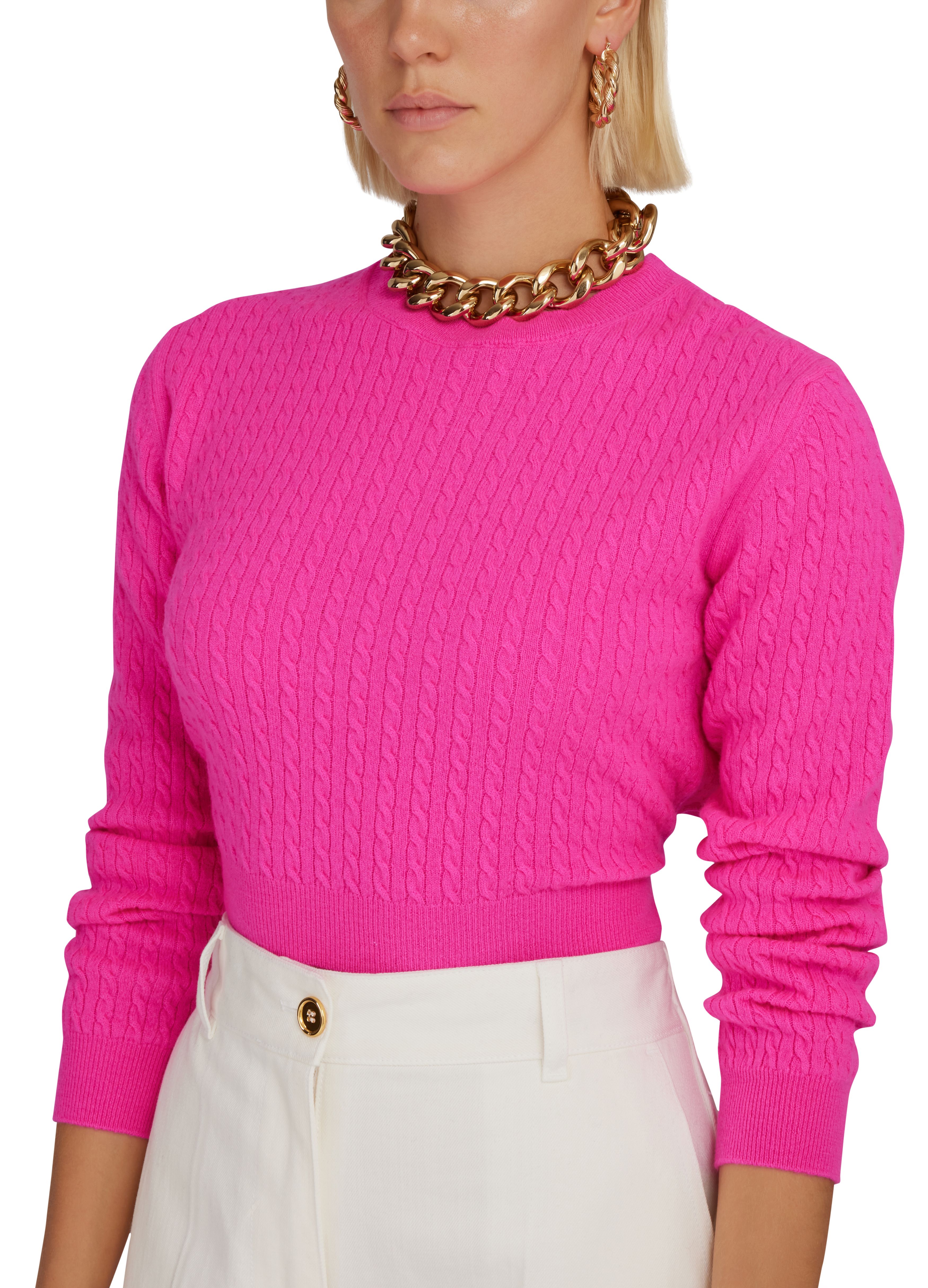 Patou Cropped Jumper