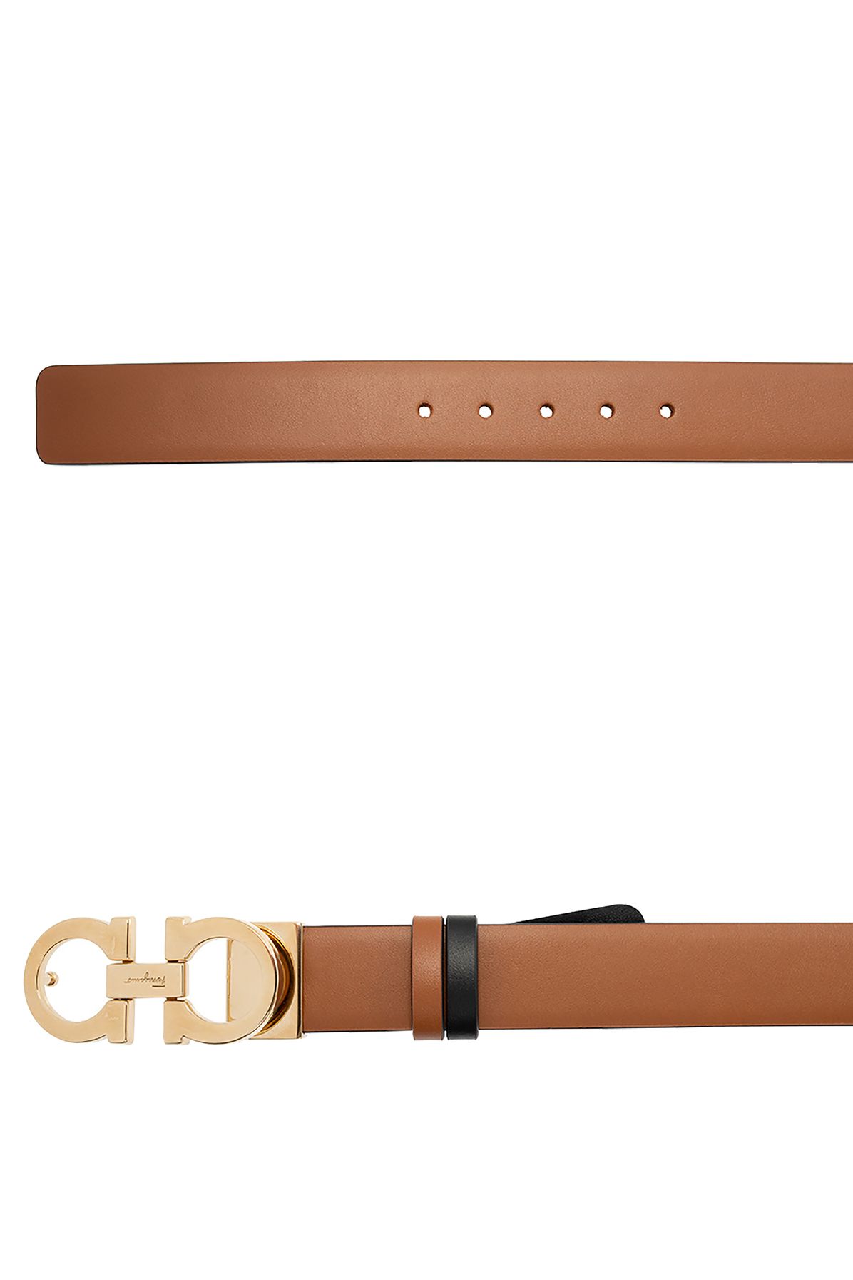 Salvatore Ferragamo Reversible belt with logo