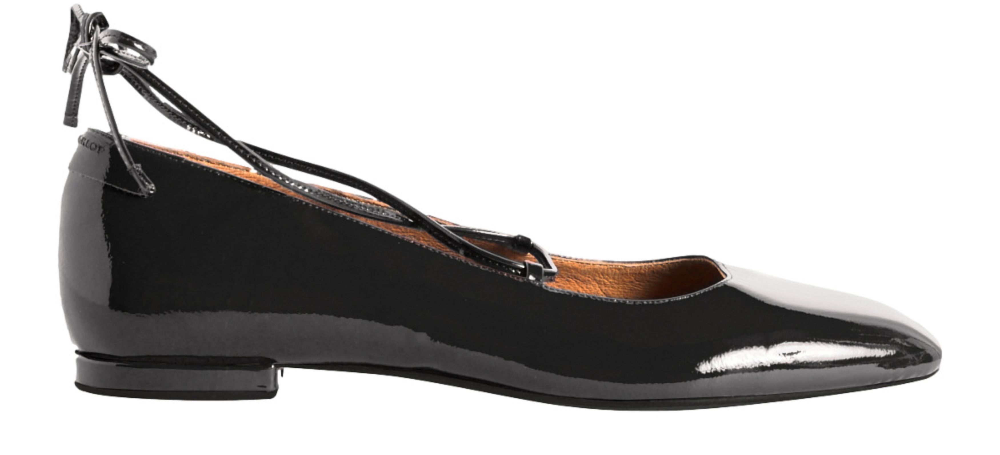  Patent leather ballet pumps