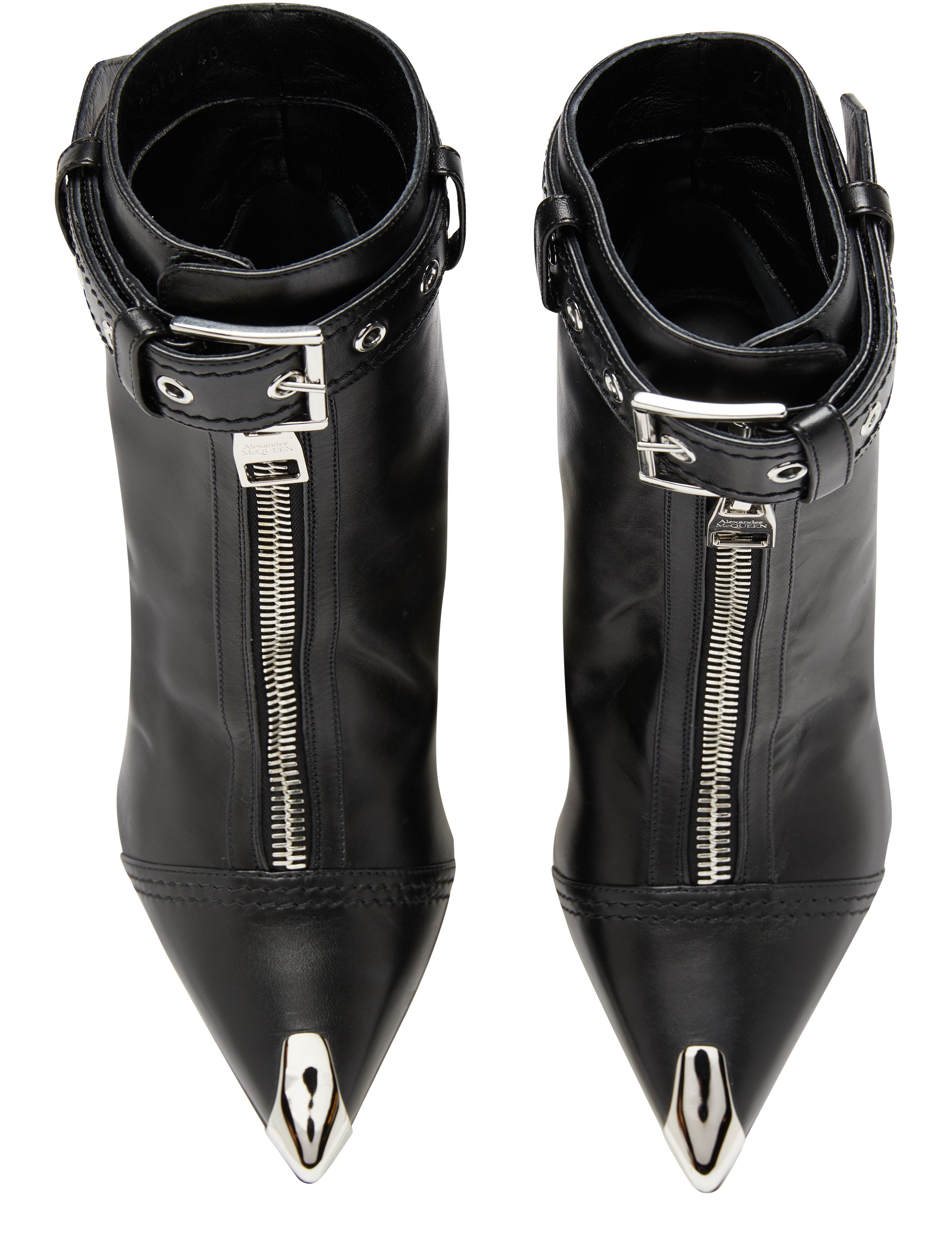 Alexander McQueen Biker Slash boots