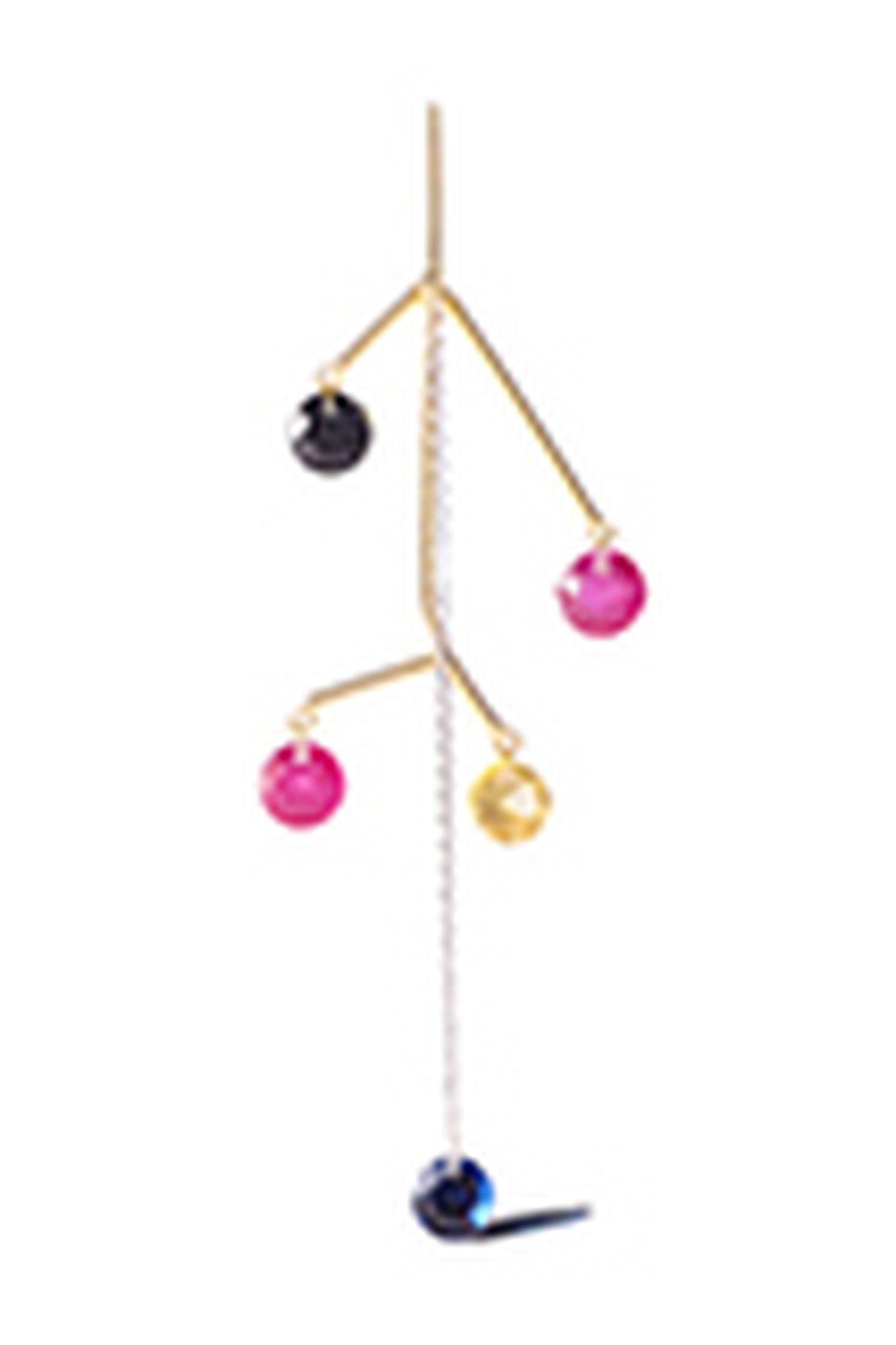 Persée Mobile precious stone mono earring