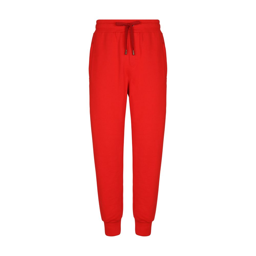 Dolce & Gabbana Jersey jogging pants with embossed tag