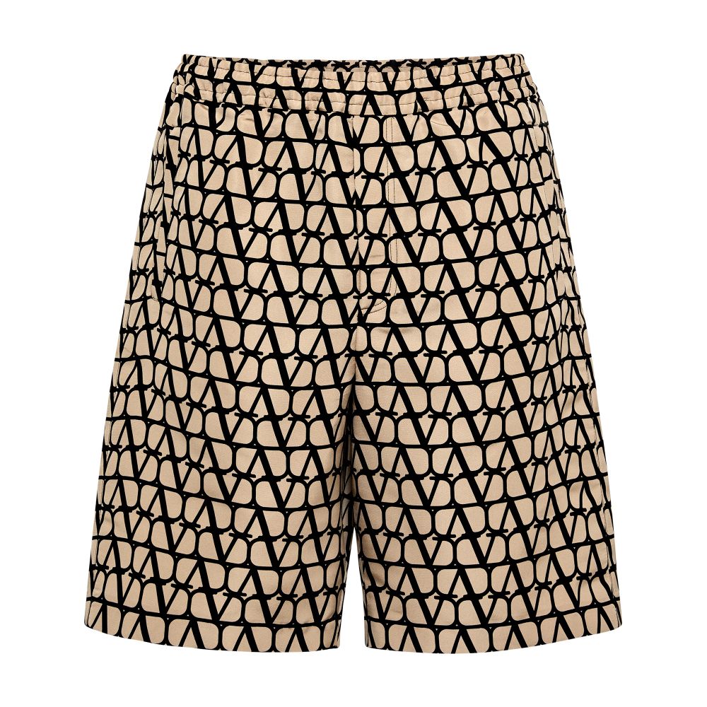 VALENTINO GARAVANI Valentino Garavani - Iconographic fabric bermudas