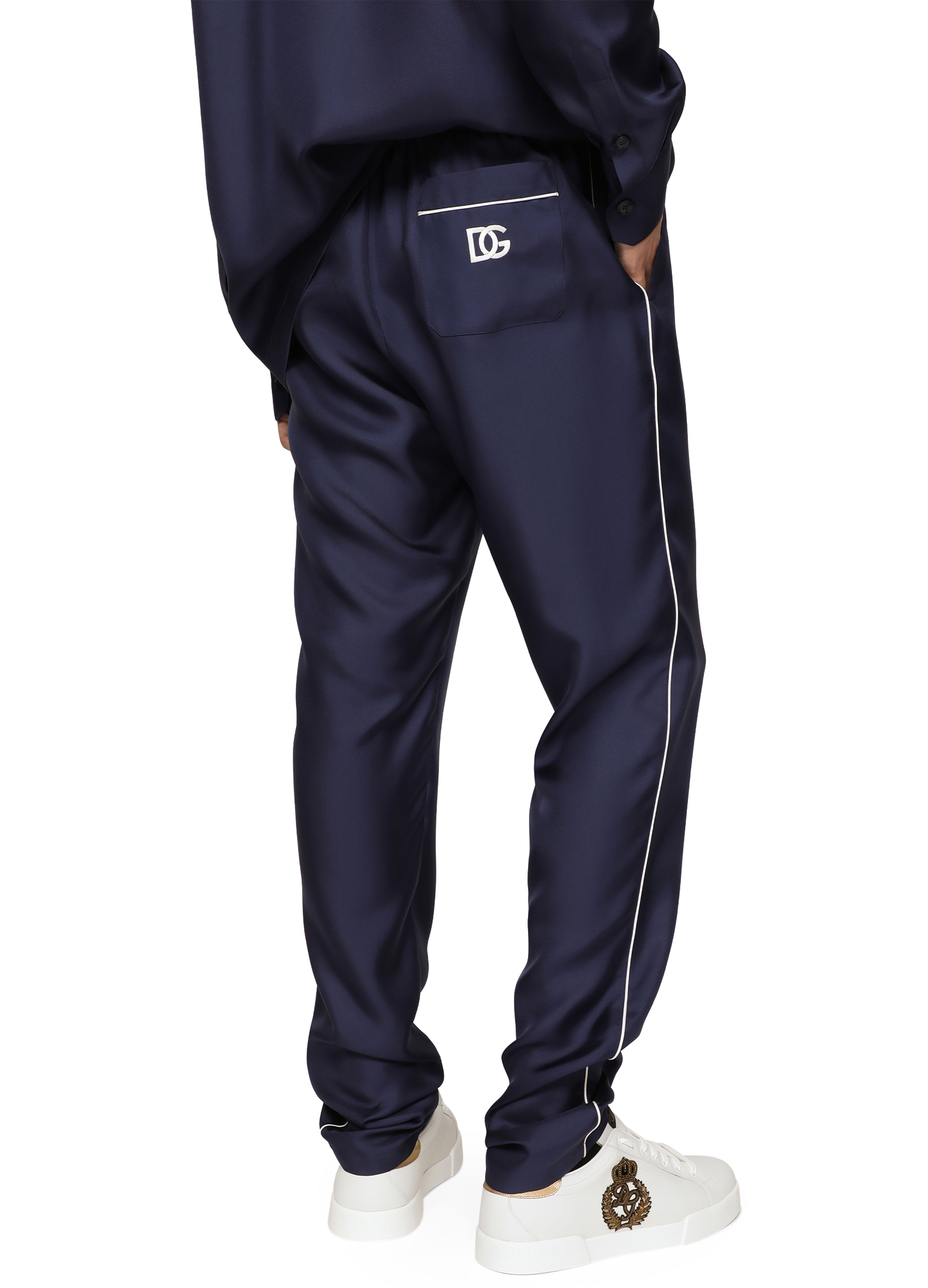 Dolce & Gabbana Silk jogging pants