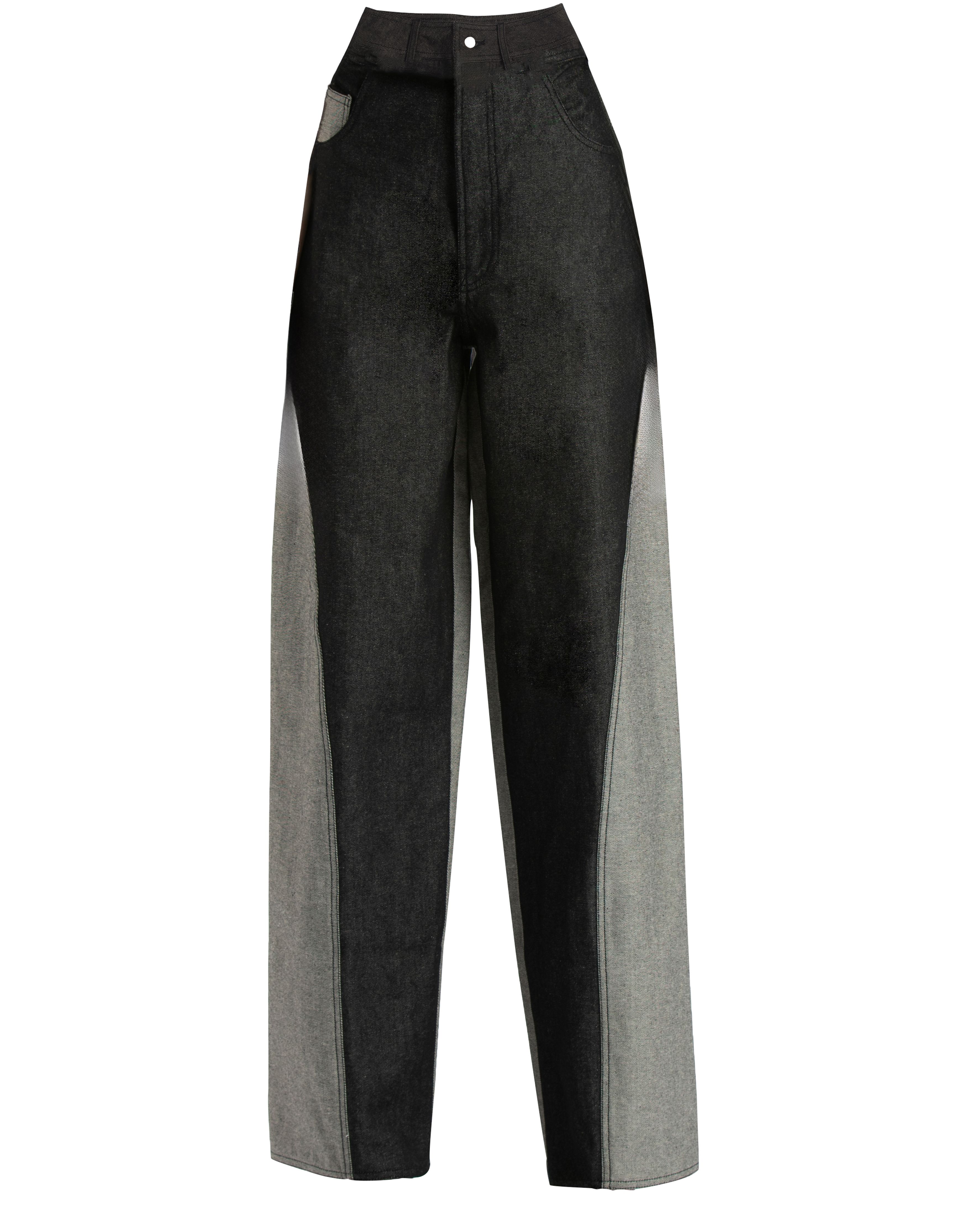 Elleme Contrast denim trousers