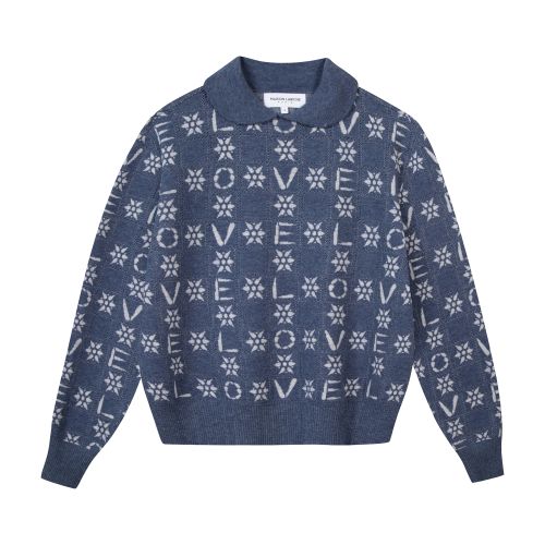 MAISON LABICHE Love Gaste Jacquard Sweater