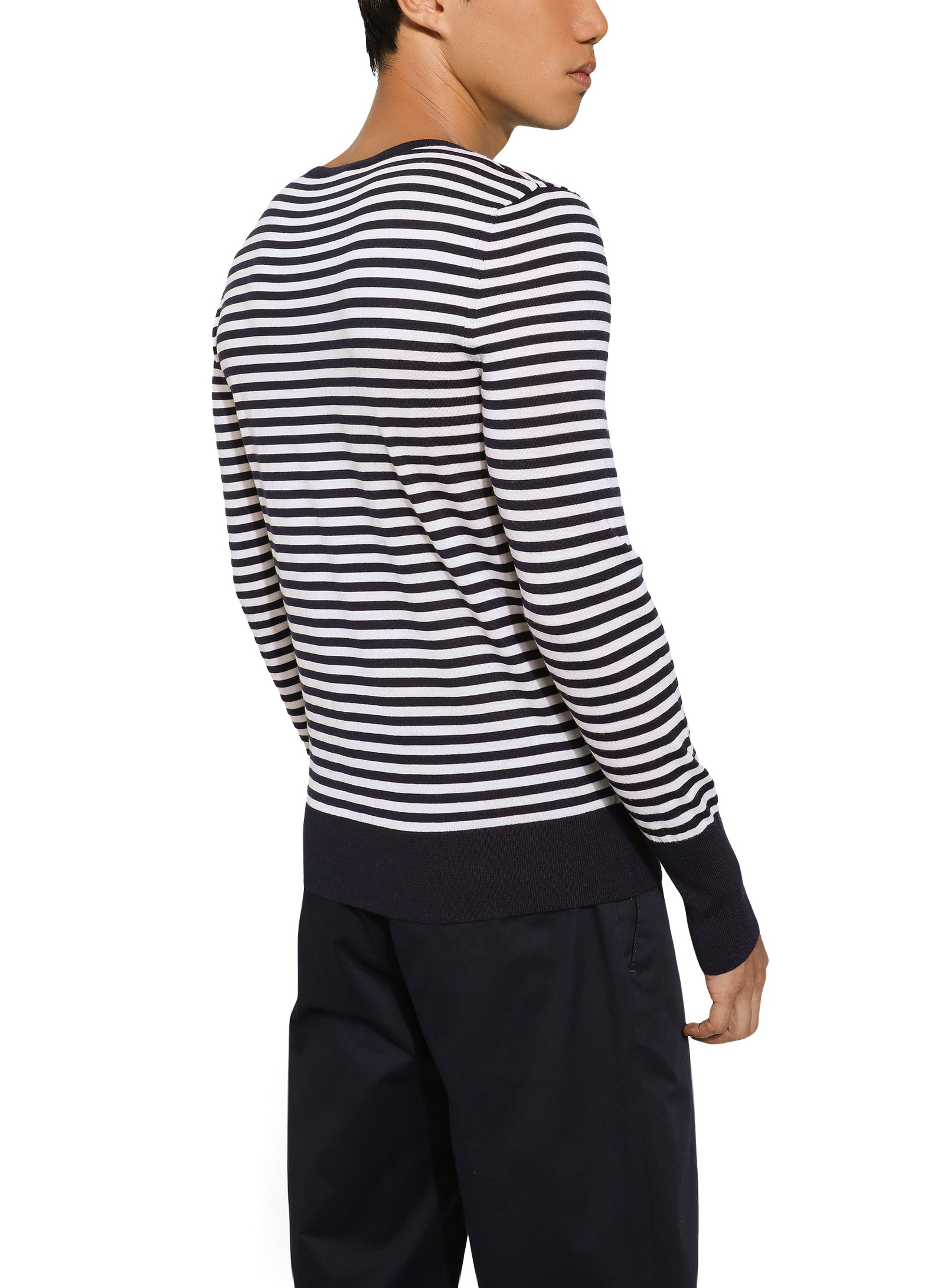 Dolce & Gabbana Boat-neck sweater in virgin wool