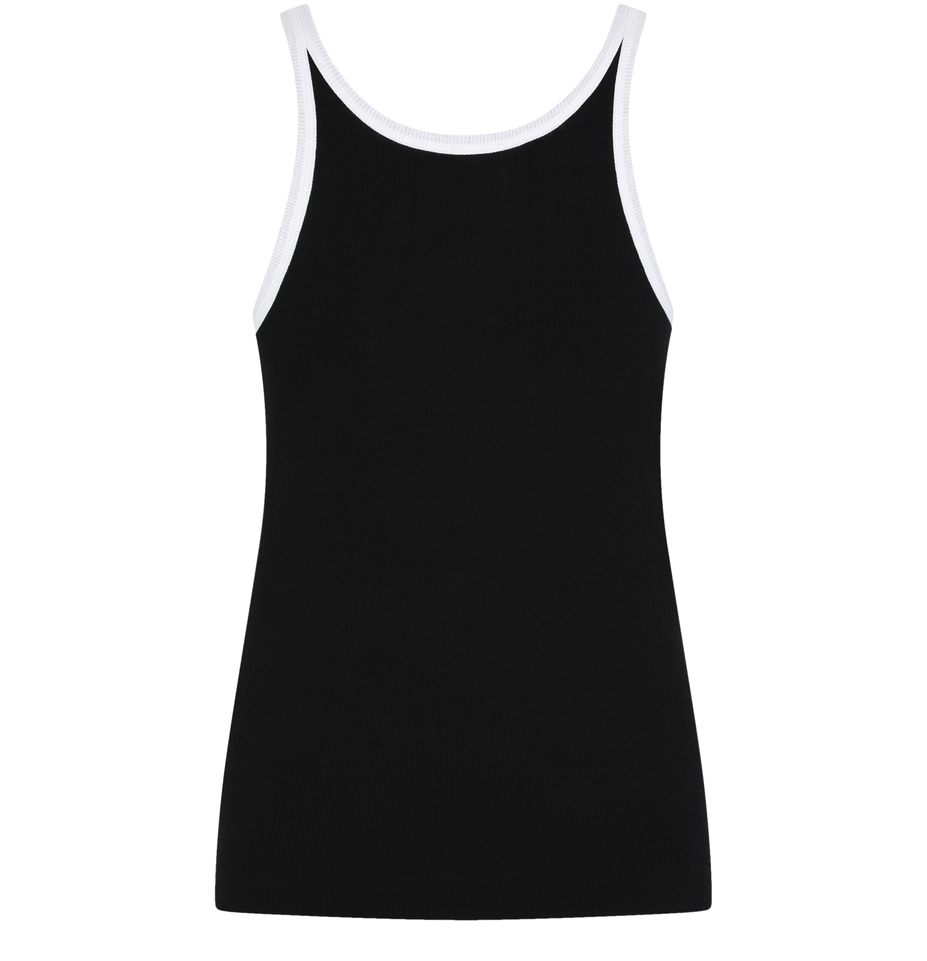 Dolce & Gabbana Fine-rib cotton singlet