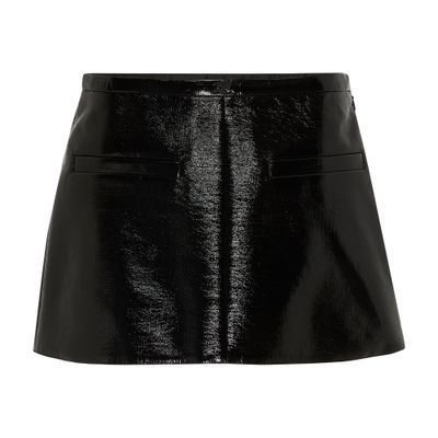 Courrèges Heritage A-Line vinyl mini skirt