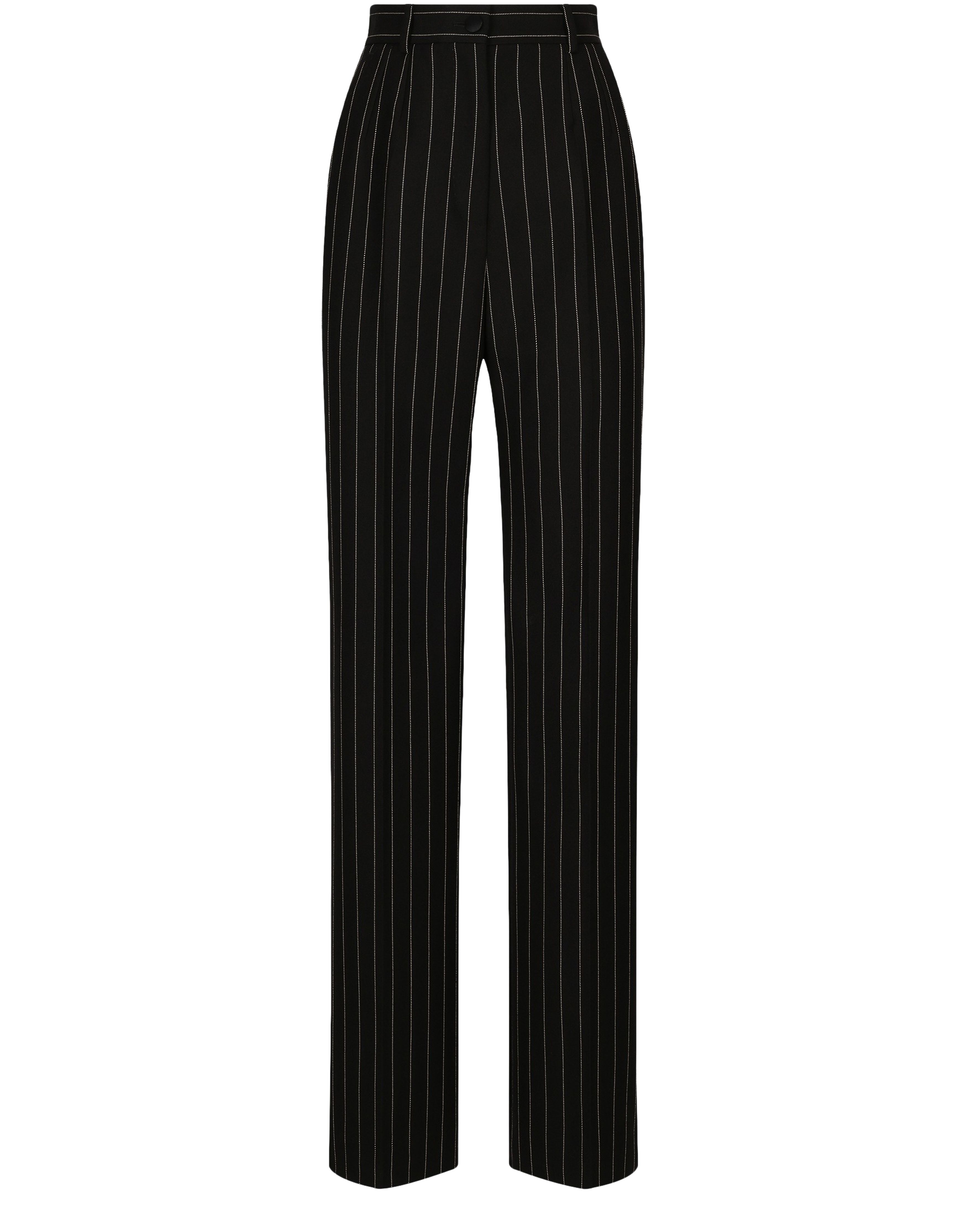 Dolce & Gabbana Flared pinstripe wool pants