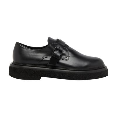 Max Mara Urban monk strap derbies