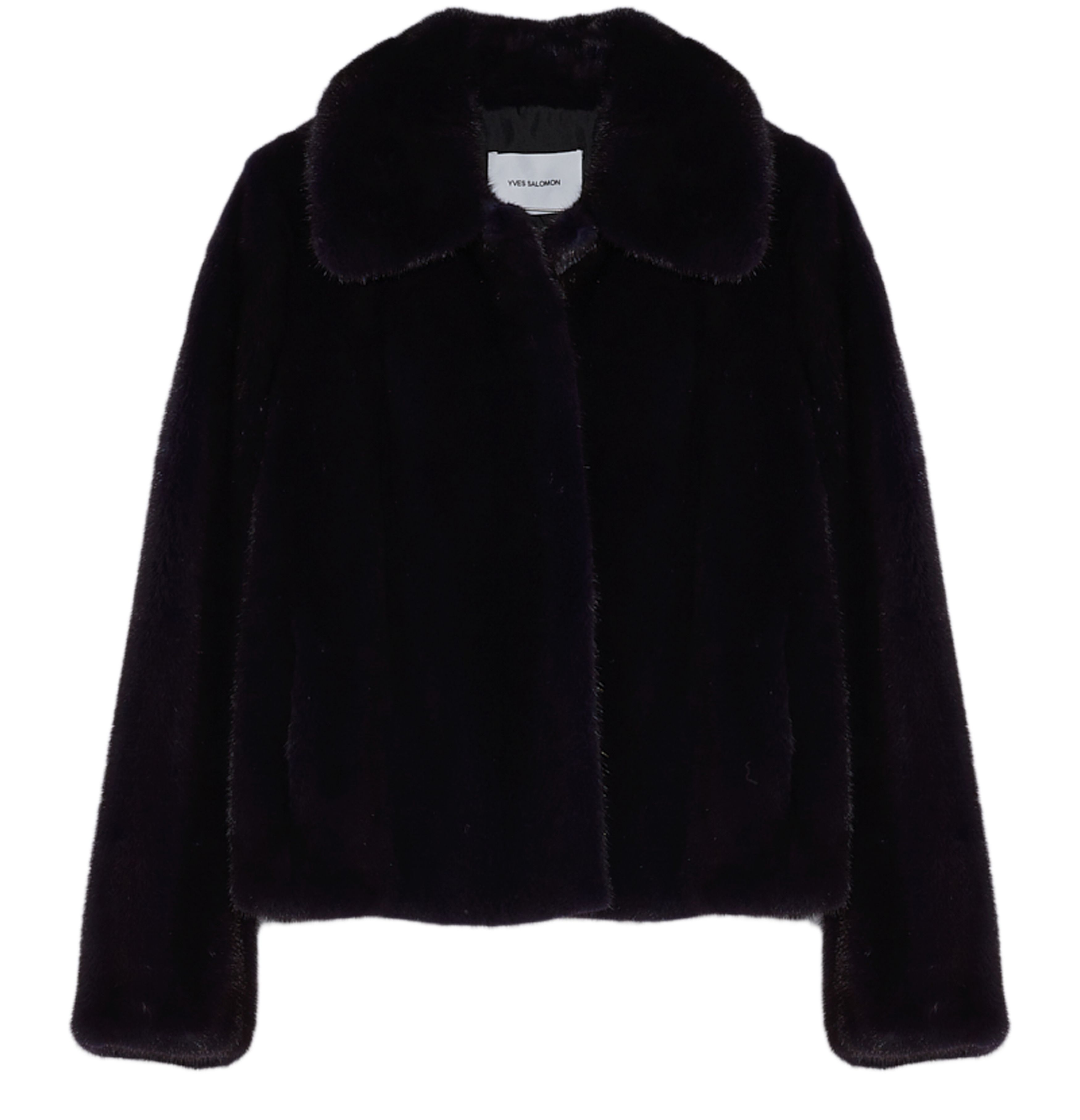 Yves Salomon Cropped long-haired mink jacket