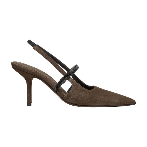 Brunello Cucinelli Suede heels