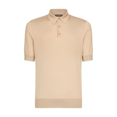 Dolce & Gabbana Silk Polo Shirt