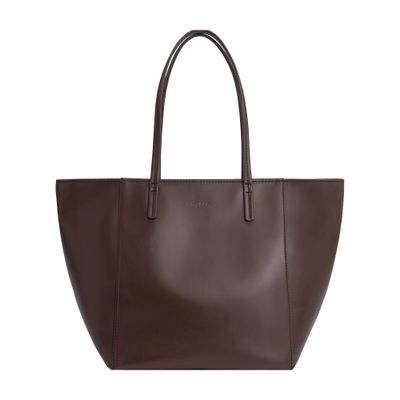 BY FAR Club Tote Box Calf Leather Tote Bag