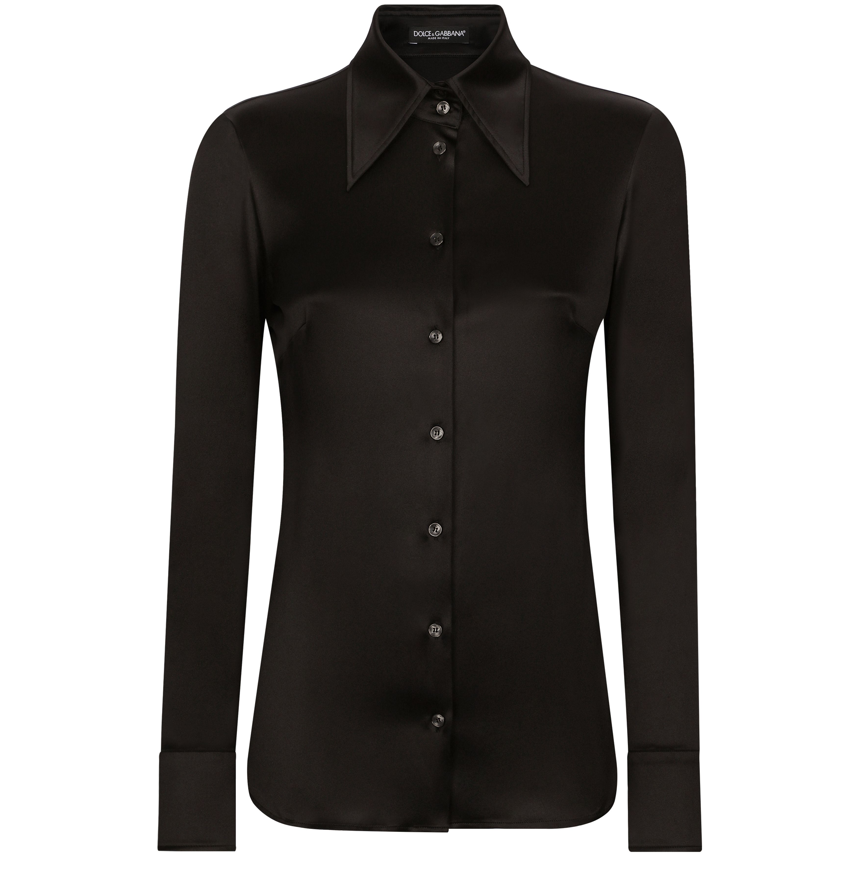 Dolce & Gabbana Long-sleeved silk shirt