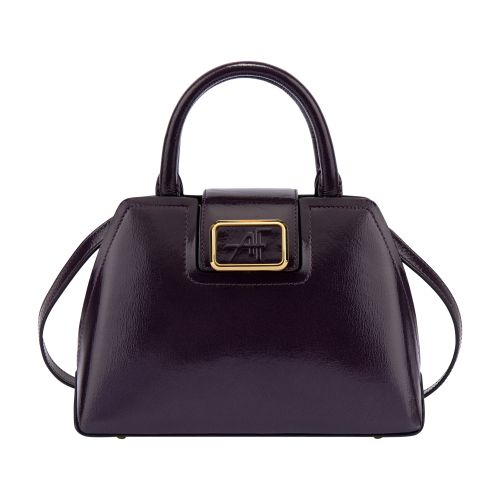 Alberta Ferretti Small Albi33 goatskin bag with varnished effect