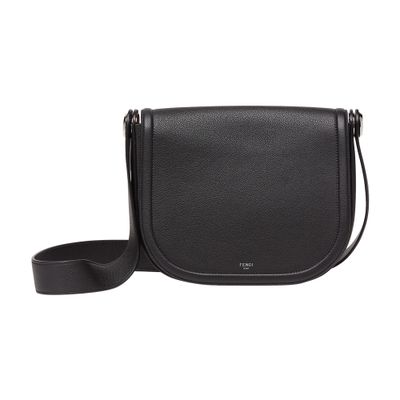 FENDI Fendi Roma Leather Chiodo Messenger