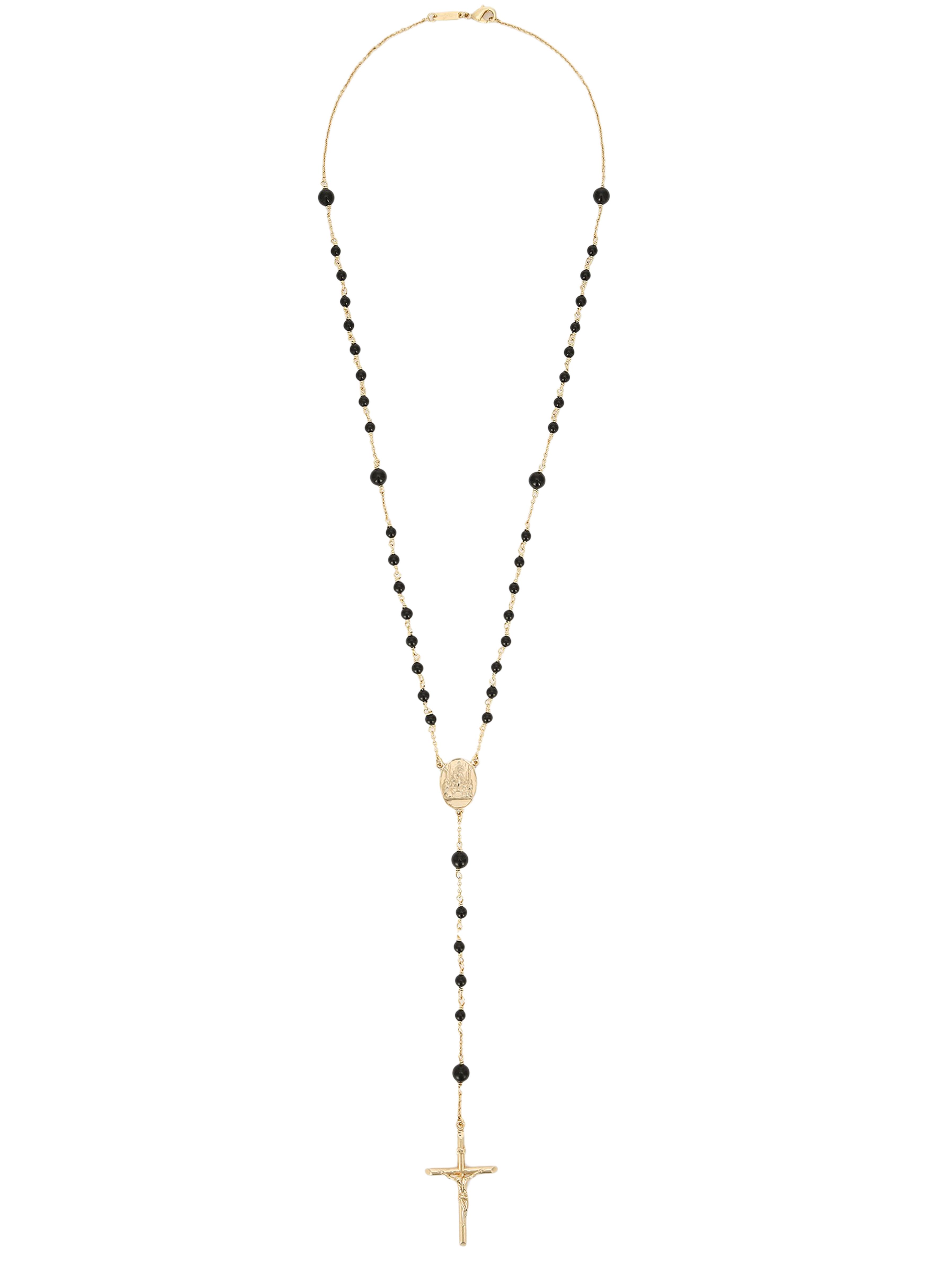 Dolce & Gabbana Natural gemstones rosary necklace