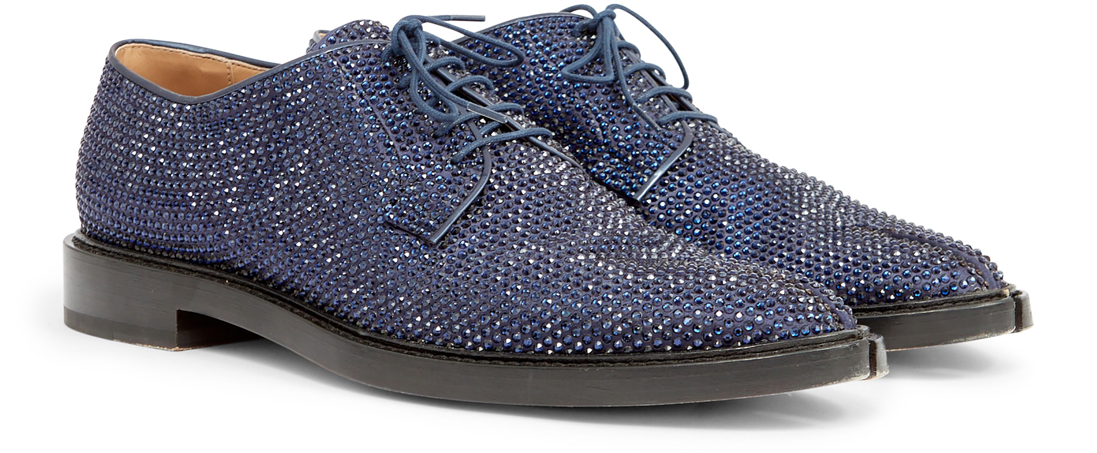 Maison Margiela Tabi rhinestone lace-up