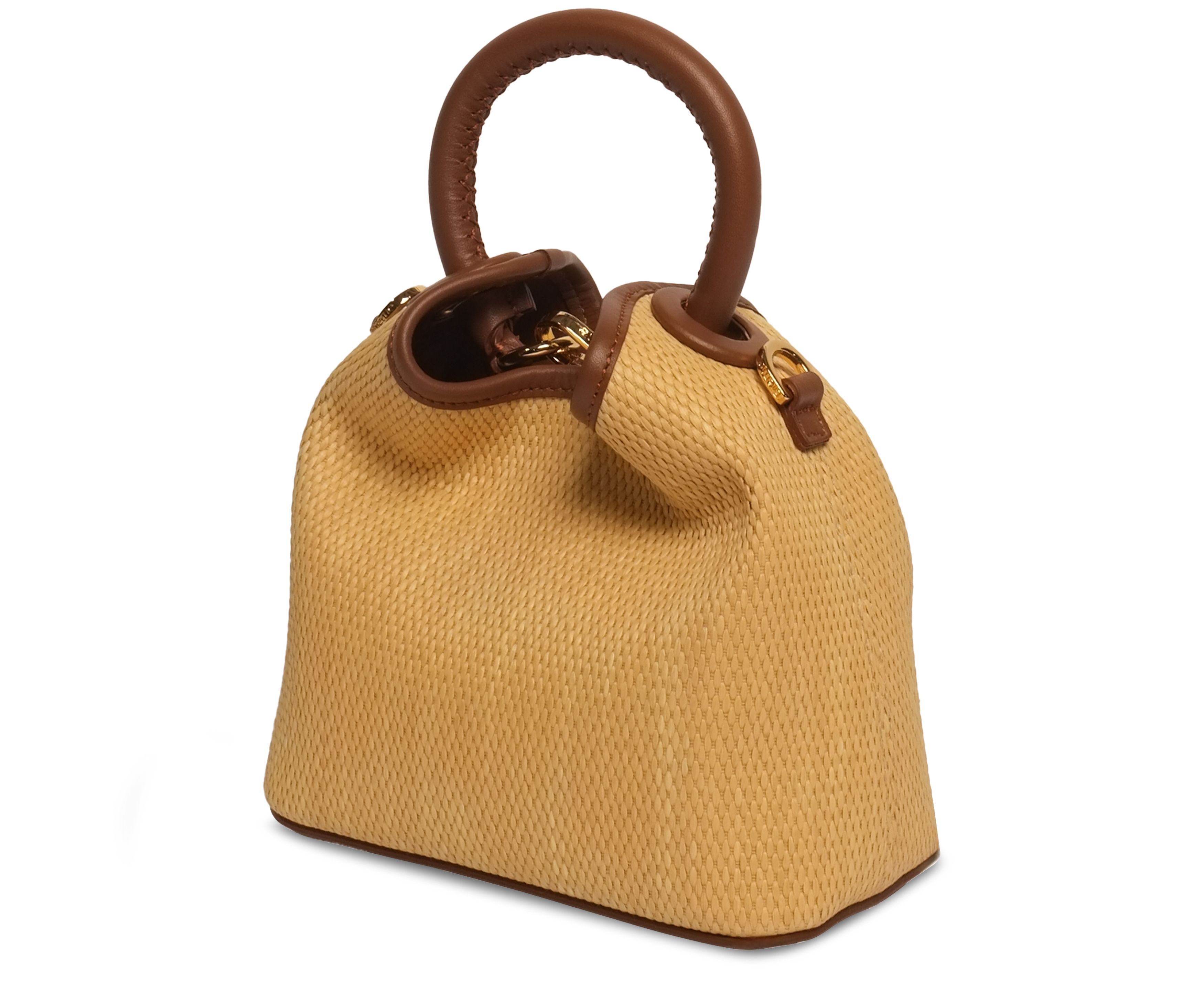 Elleme Madeleine small raffia bag