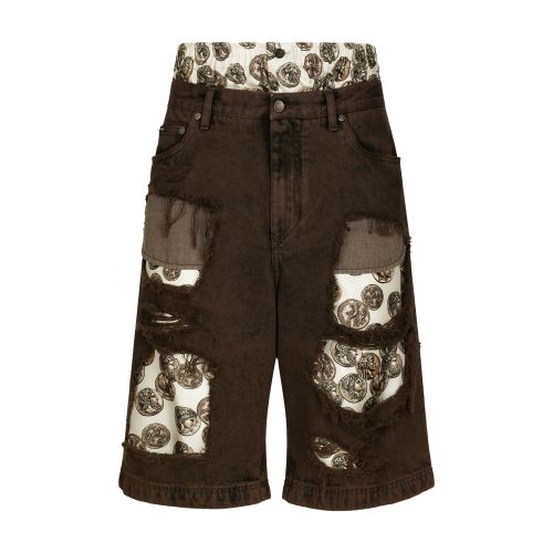 Dolce & Gabbana Denim shorts with rips