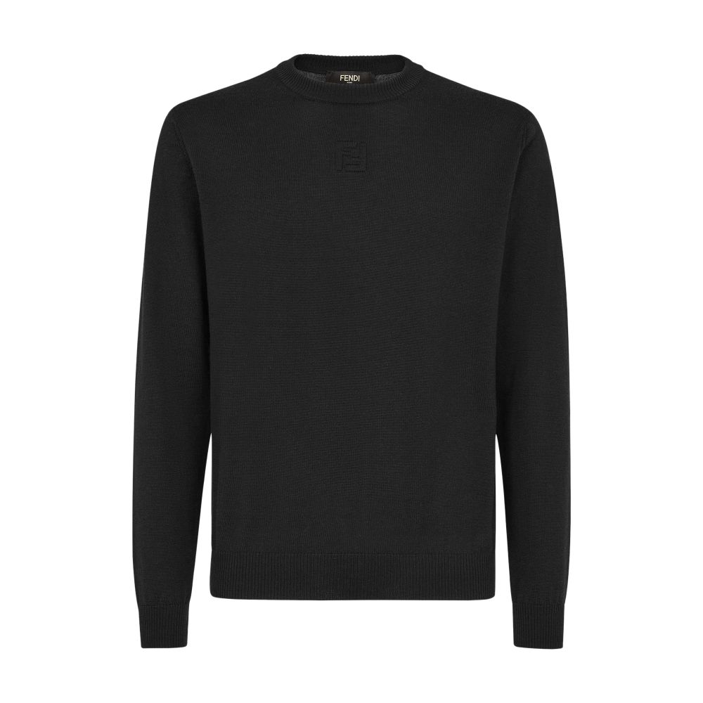 FENDI Long-sleeved crew-neck jumper