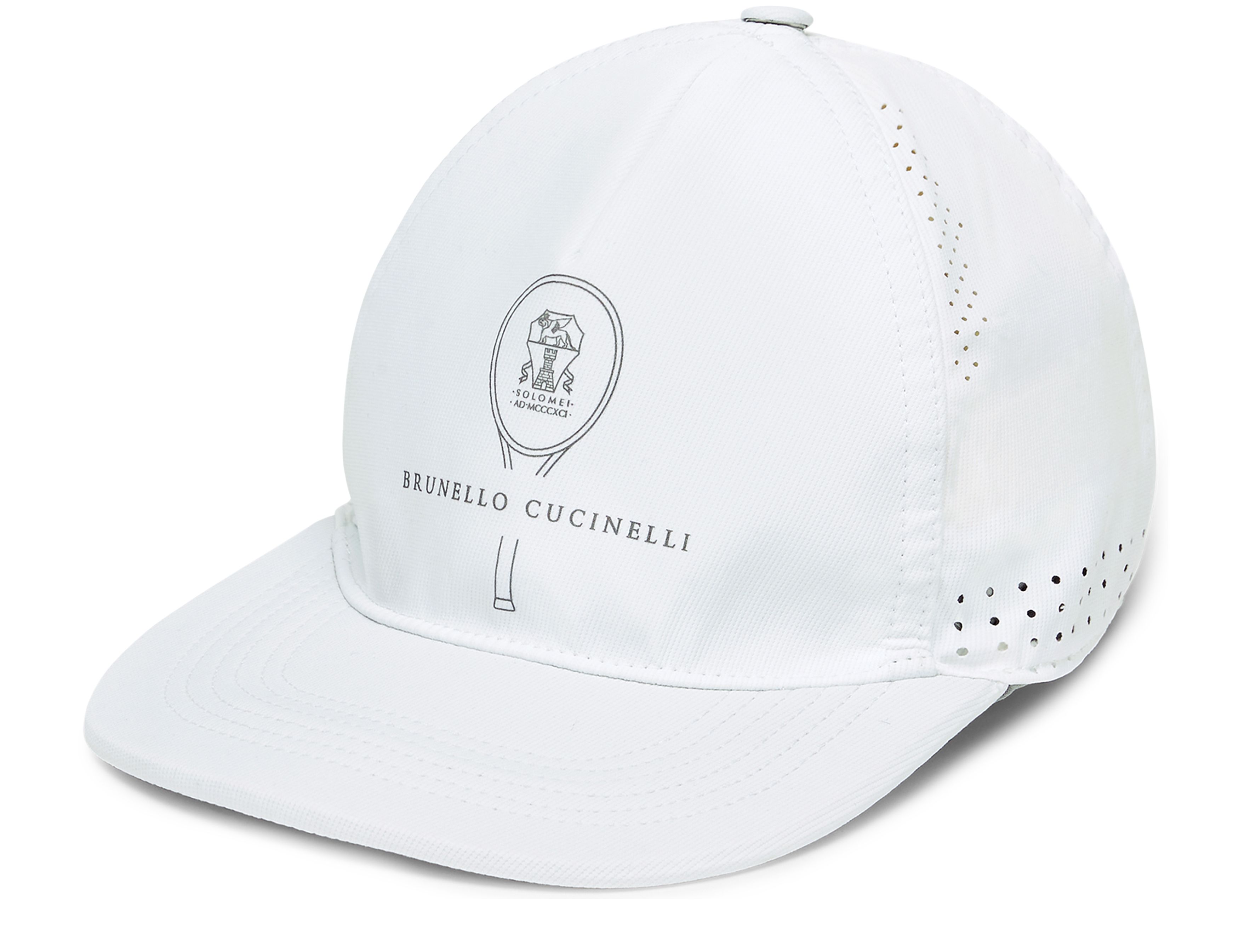 Brunello Cucinelli Cap with Tennis print