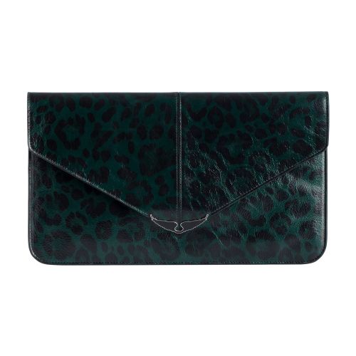 Zadig & Voltaire Borderline Leopard Clutch