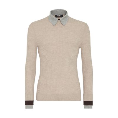 FENDI Regular-fit long-sleeved jumper