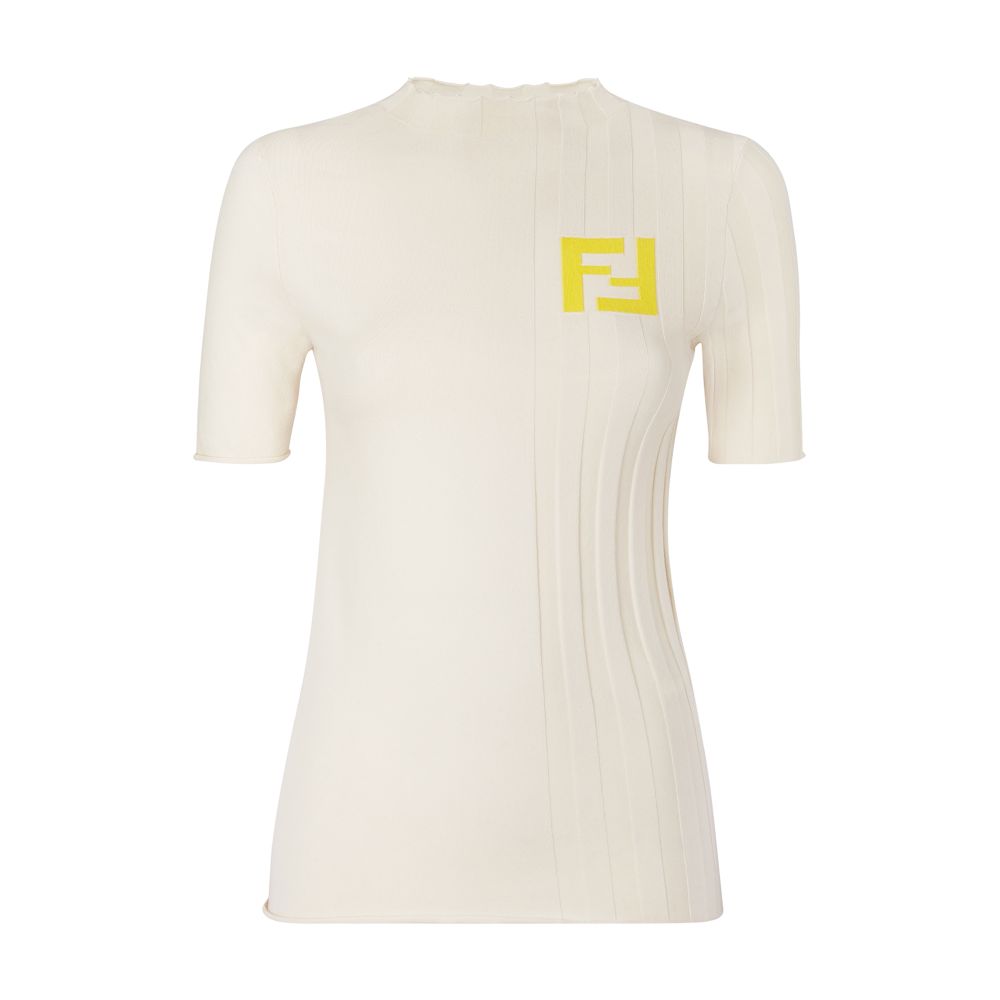 FENDI Short-sleeved crew-neck jumper