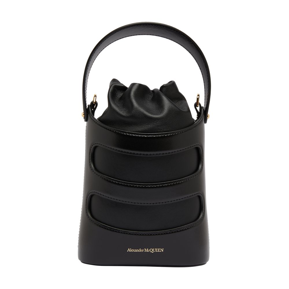 Alexander McQueen The Rise mini bucket bag