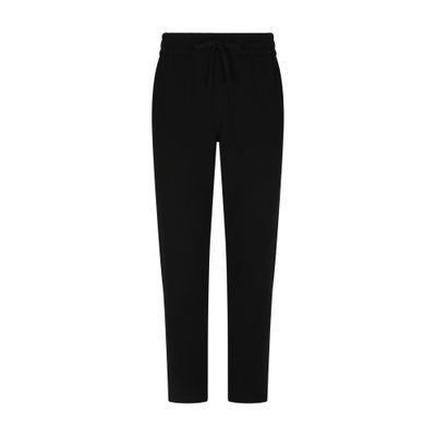 Dolce & Gabbana Cashmere jogging pants with DG logo