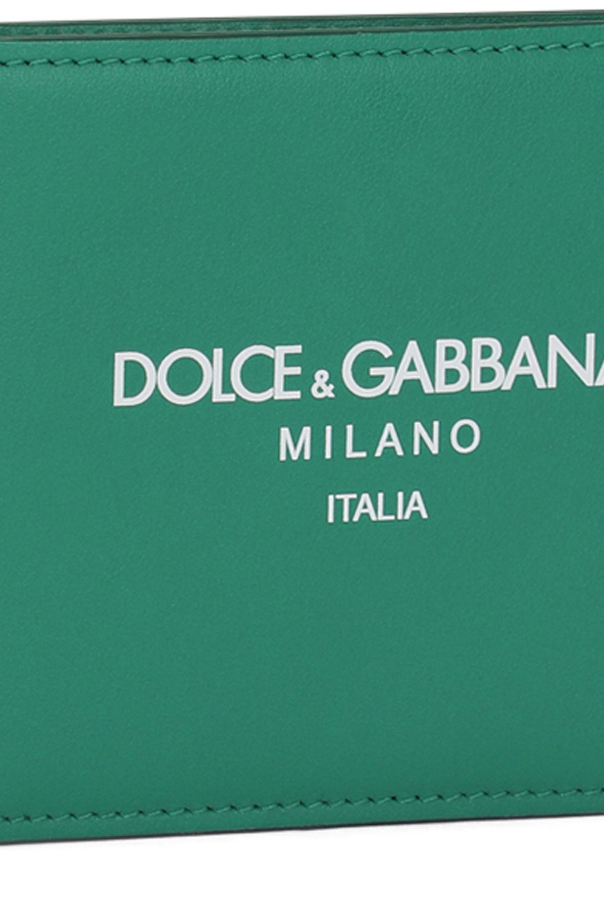 Dolce & Gabbana Calfskin bifold wallet with logo